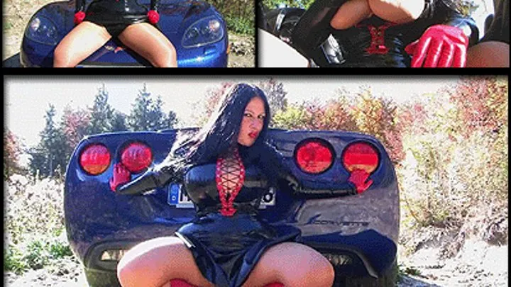 Sucking Corvette Bitch - Blowjob & Handjob with Red Gloves - Fuck my Tits - Cum in my Mouth (DVD Qualtiy - x 576)
