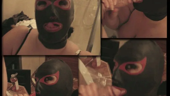 Blowjob with Rubbermask