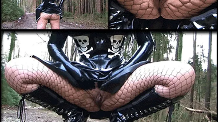 Your Nasty Gothic Fishnet Slut - Outdoor Blowjob & Handjob with Latex Gloves - Fuck my Mouth - Cum on my Latex Gloves // SHORT VERSION(HDV 1280 x 720)