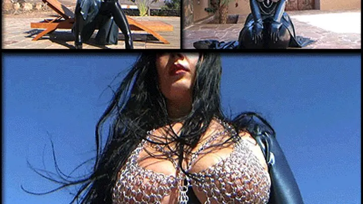 Latex & Chains Blowjob & Handjob with Rubber Gloves - Fuck my nasty Mouth - Cum on my Chain-Tits // LONG VERSION (DVD Qualtiy - x 576)