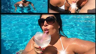 Bikini Blowjob Slut in the Swimming Pool Private Blowjob & Handjob - Fuck my Tits Cum in my Mouth // LONG VERSION (DVD Qualtiy - x 576)