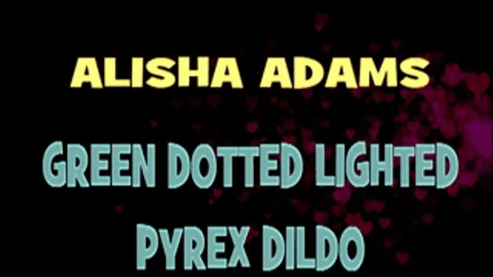 Alisha Adams Gets Off With Lighted Dildo! - HD X 720