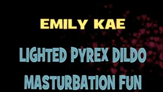 Emily Kae Gets Off With Lighted Dildo! - WMV HD