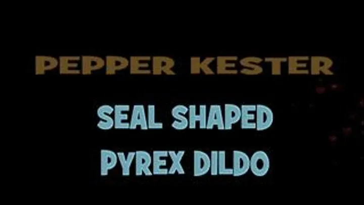 Pepper Kester Seal Shaped Dildo! - 1440 X 1080