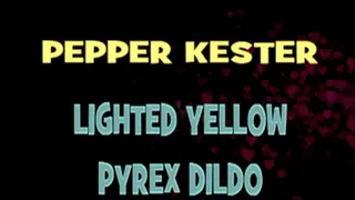 Pepper Kester Lighted Yellow Dildo! - HD X 720