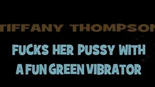 Tiffany Thompson And A Green Vibrator!! - 1440 X 1080