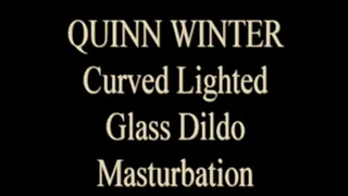 Quinn Winter Tries Lighted Glass Dildo!