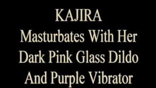 Kajira Glass Dildo And Purple Vibrator!