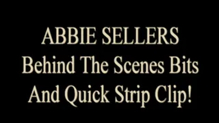 Abbie Sellers Quick Strip!