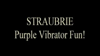 Straubrie Using Her Purple Vibrator