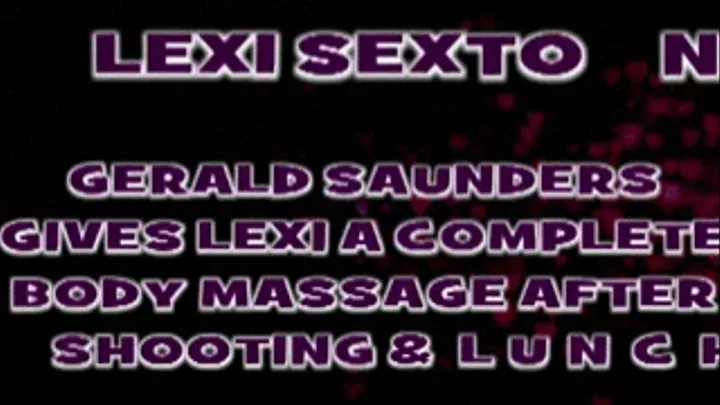 Lexi Sexton Gets A Full Body Massage! - IPOD