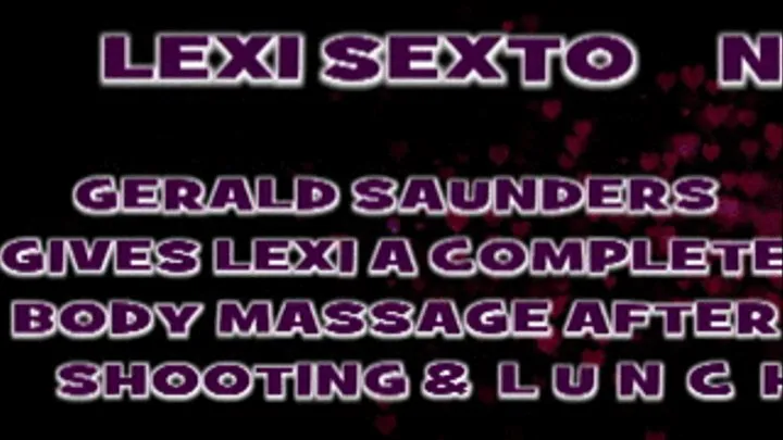 Lexi Sexton Gets A Full Body Massage! - WMV
