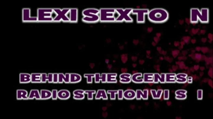 Lexi Sexton Radio Station Photo Shoot! - AVI