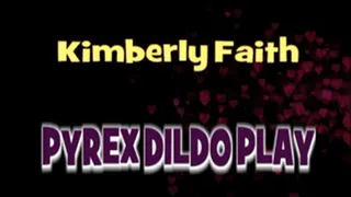 Kimberly Faith Gets Off With Glass Dildo In Audition! - AVI