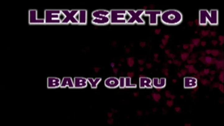 Lexi Sexton Baby Oil Body Rub! - IPOD