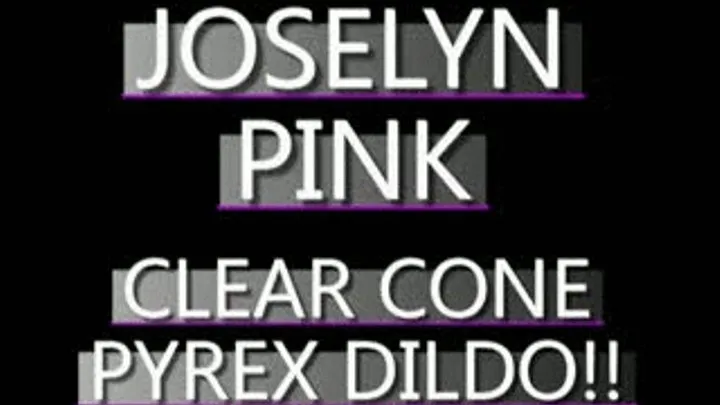 Joselyn Pink Jams Cone Shaped Pyrex Into Pussy! - (320 X 240 SIZED)