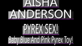 Multi Colored Pyrex Dildo In Aisha Anderson's Ebony Pussy! FORMAT (480 X 320 SIZED)
