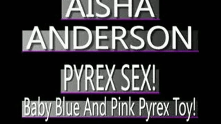 Multi Colored Pyrex Dildo In Aisha Anderson's Ebony Pussy! - IPOD VERSION