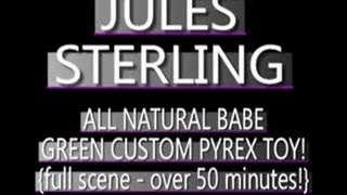 Jules Sterling Enjoys Her First Pyrex Glass Dildo! - (320 X 240 SIZED)