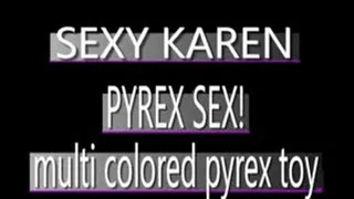 Karen Masturbates With Multicolored Pyrex! - (720 X 480 in size)