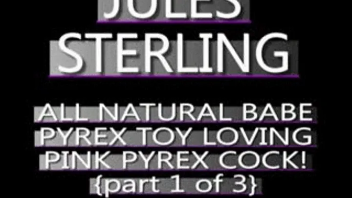 Jules Sterling Swirled Pink Pyrex Dildo! - (320 X 240 in size)