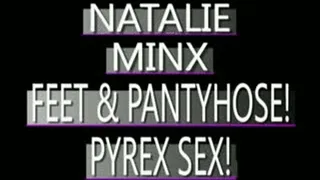 Natalie Minx Loves Pyrex, Pantyhose, And Feet! - (320 X 240 in size)