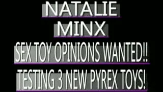 Natalie Minx - Pyrex Cock Test Drive! - (320 X 240 in size)