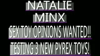 Natalie Minx - Pyrex Cock Test Drive! - MPG4 VERSION ( in size)