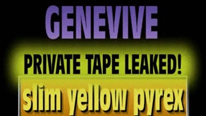 Genevive PRIVATE TAPED Pyrex Fun! - (1280 X 720 in size)