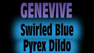 Genevive Swirled Blue Pyrex Cock! - (720 X 405 in size)