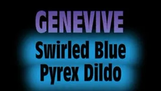 Genevive Swirled Blue Pyrex Cock! - (480 X 320 in size)