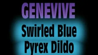 Genevive Swirled Blue Pyrex Cock! - (640 X 360 in size)