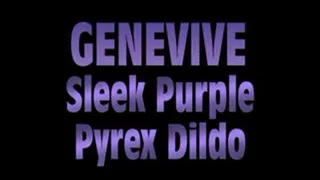 Genevive Sleek Purple Pyrex Dildo! - (480 X 320 in size)