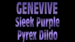 Genevive Sleek Purple Pyrex Dildo! - (480 X 270 in size)