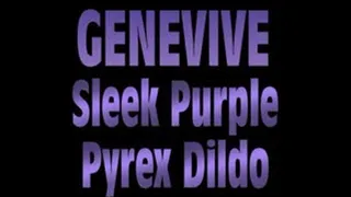 Genevive Sleek Purple Pyrex Dildo! - (720 X 405 in size)