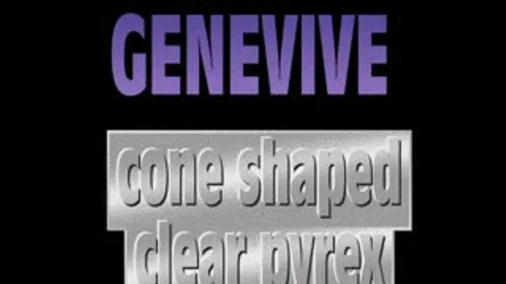 Genevive Bangs Clear Cone Pyrex Dildo! - PS3 (1280 X 720 in size)