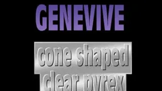 Genevive Bangs Clear Cone Pyrex Dildo! - (720 X 405 in size)