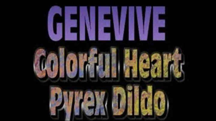 Genevive Heart Shaped Pyrex Dildo! - (720 X 405 in size)