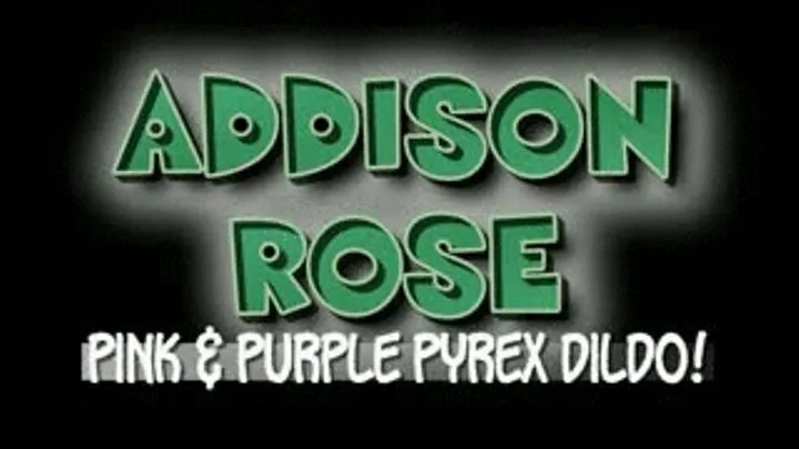 Addison Rose Pink And Purple Pyrex Toy! - WMVT VERSION ( in size)