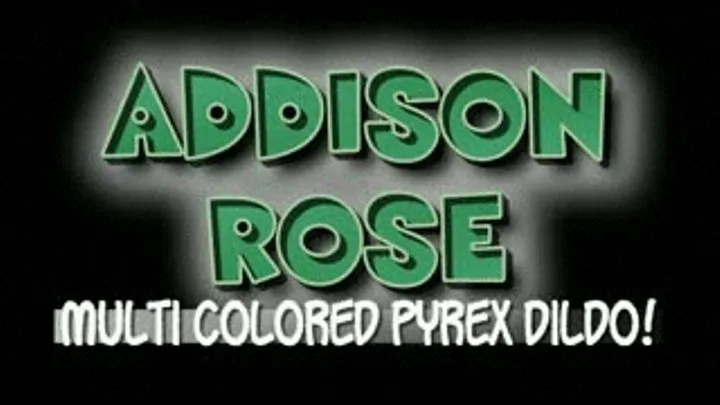 Addison Rose Multi Colored Pyrex Toy! - MPG4 VERSION ( in size)