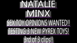 Natalie Minx Solid Blue Pyrex Toy! - (320 X 240 in size)