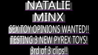 Natalie Minx Solid Blue Pyrex Toy! - (720 X 480 in size)