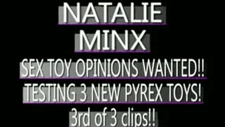 Natalie Minx Solid Blue Pyrex Toy! - (320 X 240 in size)