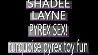 Shadee Layne Has Turquoise Pyrex Fun! - PS3 VERSION