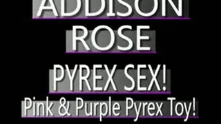 Addison Rose - Pink & Purple Pyrex Pantyhose Play! - AVI VERSION