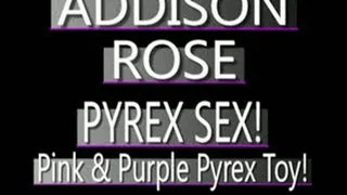 Addison Rose - Pink & Purple Pyrex Pantyhose Play! - MPG-4 VERSION