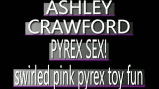 Vacationing Ashley Crawford Gets Off With Pink Pyrex! - AVI VERSION