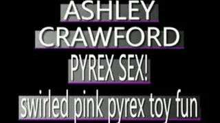 Vacationing Ashley Crawford Gets Off With Pink Pyrex! - MPG-4 VERSION