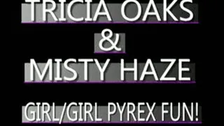 Tricia And Misty Get Off With Glass Dildos! - AVI VERSION