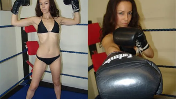 Lia Labowe POV Flexing and Boxing